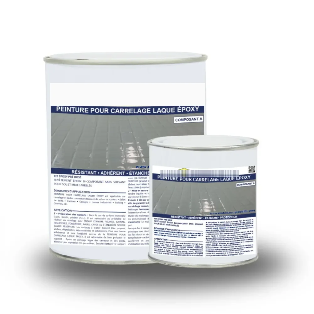 Peinture pour carrelage laque époxy pour chantier Asena