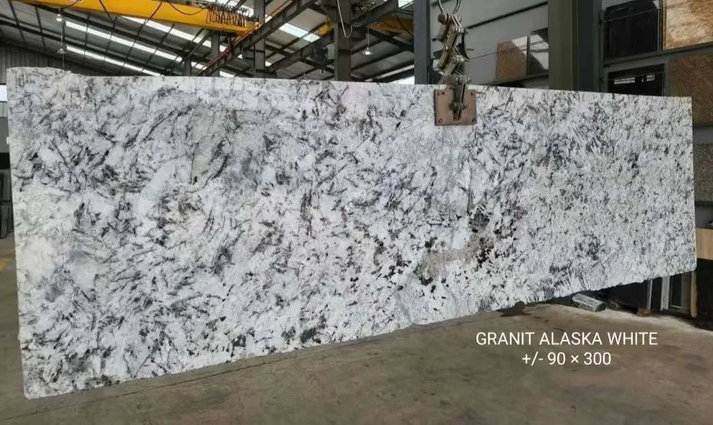 Granit Alaska White - usage et pose par Asena