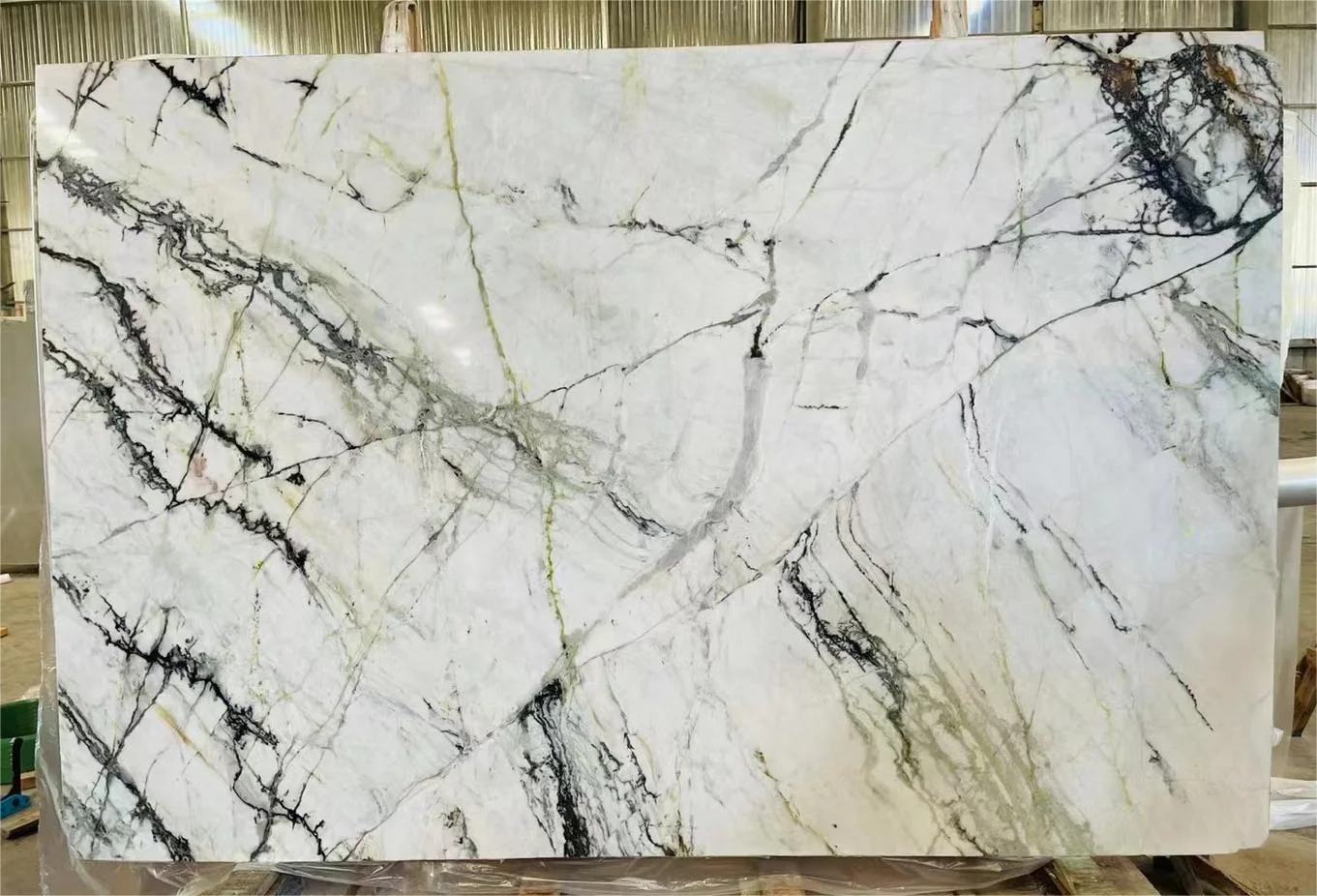 Marbre Chinese Calacatta Green - usage et pose par Asena