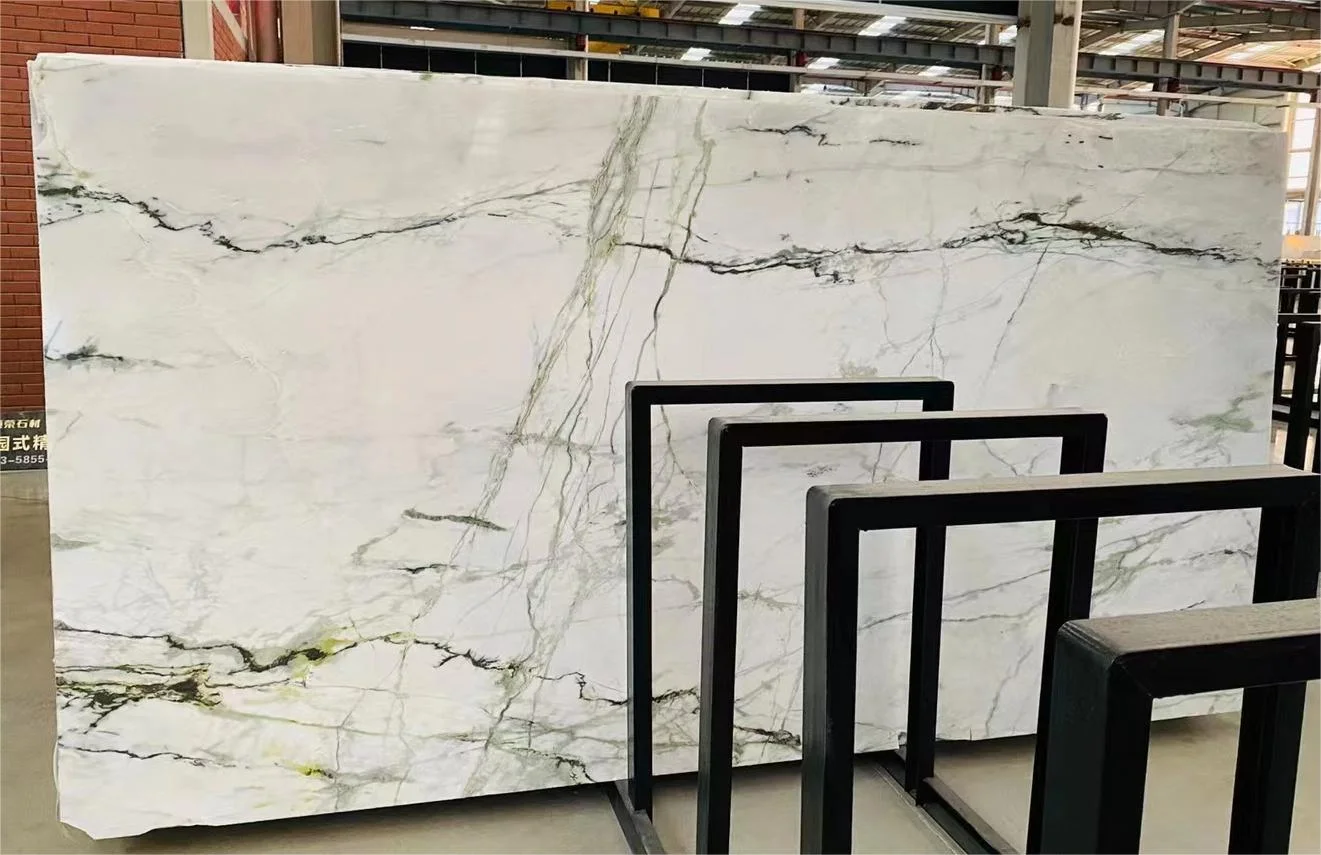 Marbre Chinese Calacatta Green - usage et pose par Asena