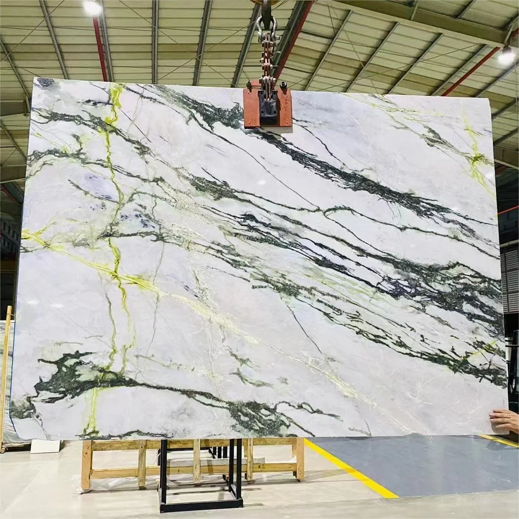 Marbre Chinese Calacatta Green - usage et pose par Asena