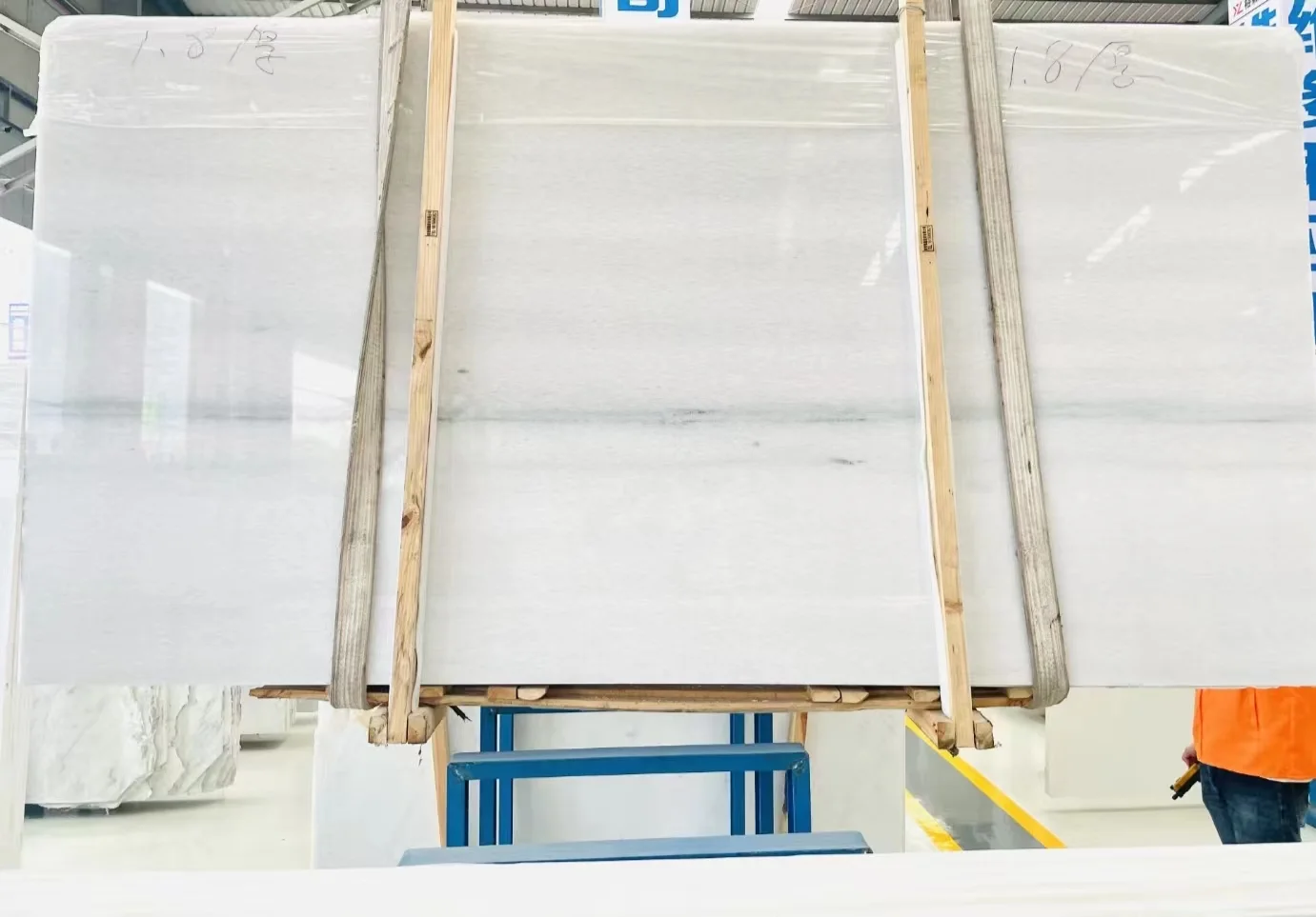 Marbre Colombia White - usage et pose par Asena
