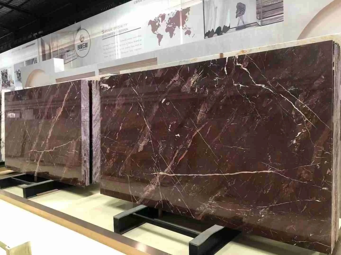 Marbre French Red - usage et pose par Asena