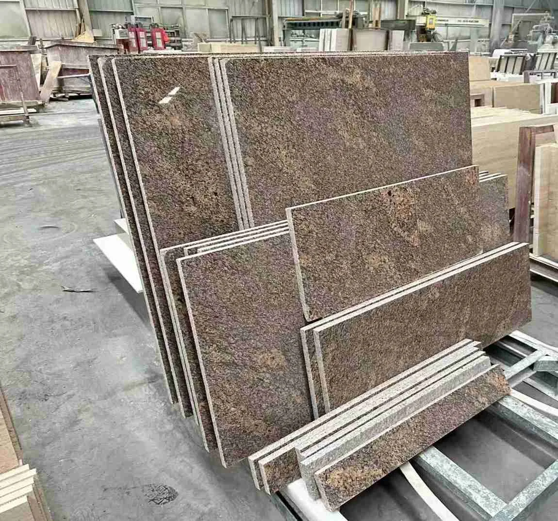 Granit Giallo California Brown - usage et pose par Asena