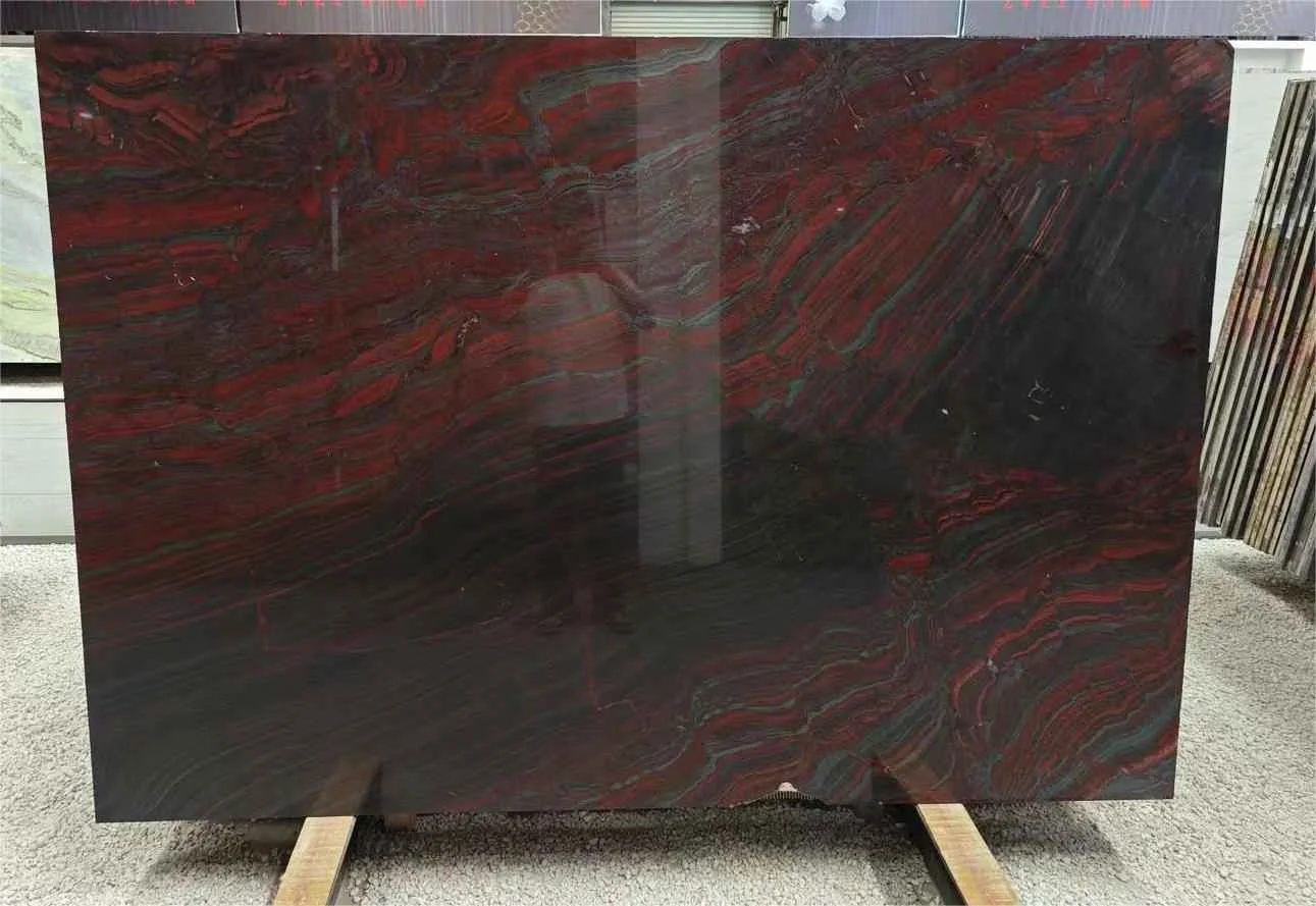 Quartzite Iron Red - usage et pose par Asena