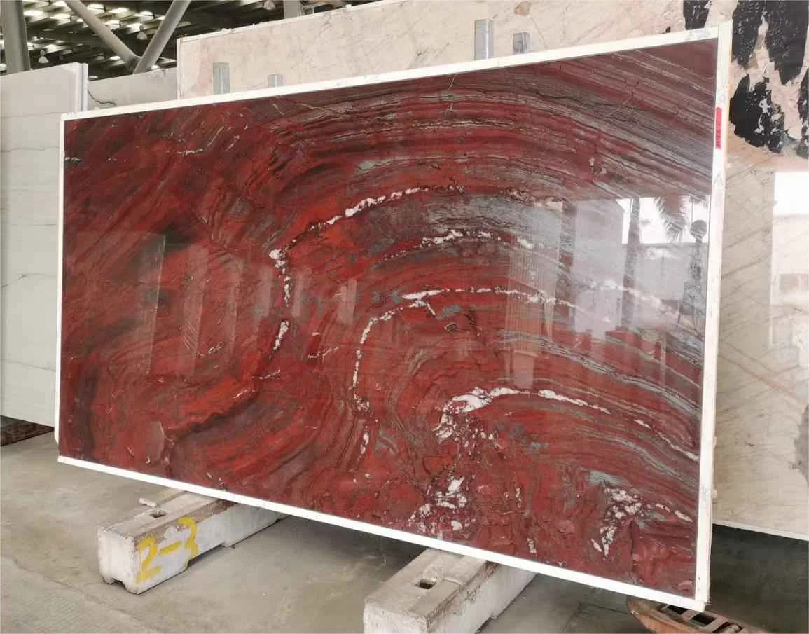 Quartzite Iron Red - usage et pose par Asena