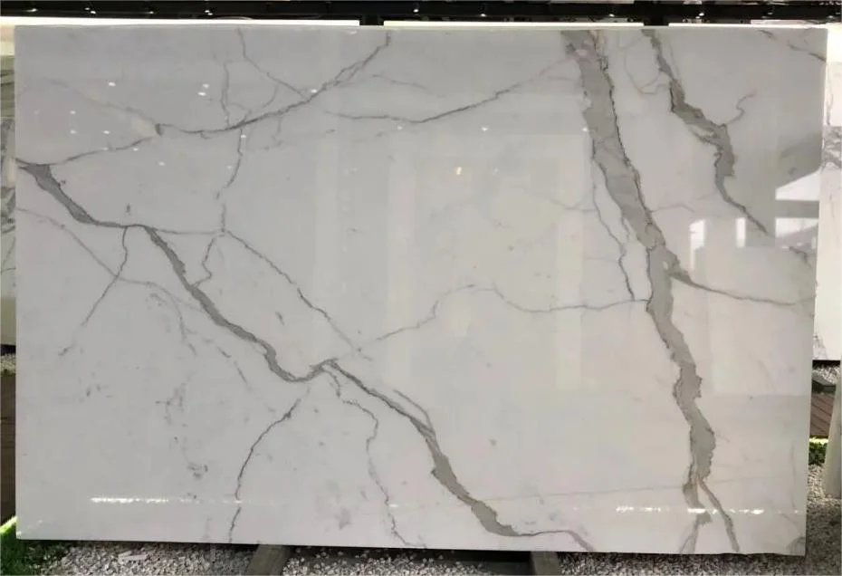 Marbre Italy Calacatta White - usage et pose par Asena