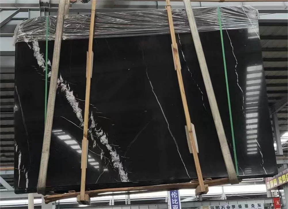 Marbre Nero Marquina Black - usage et pose par Asena