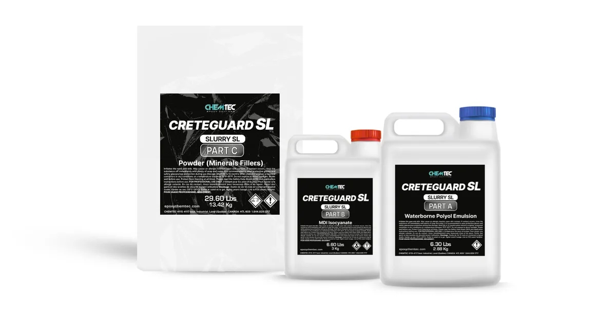 Chemtec CreteGuard SL - usage et pose par Asena