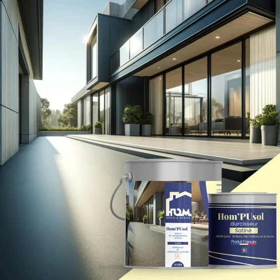 Résine polyurethane hydro sol HOM'PUsol - usage et pose par Asena