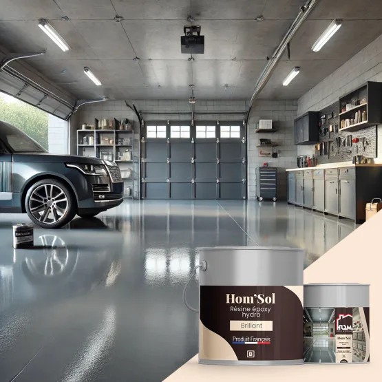 Résine epoxy hydro pour sols intérieurs HOM'SOL - usage et pose par Asena