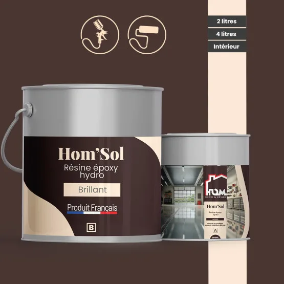 Résine epoxy hydro pour sols intérieurs HOM'SOL - usage et pose par Asena