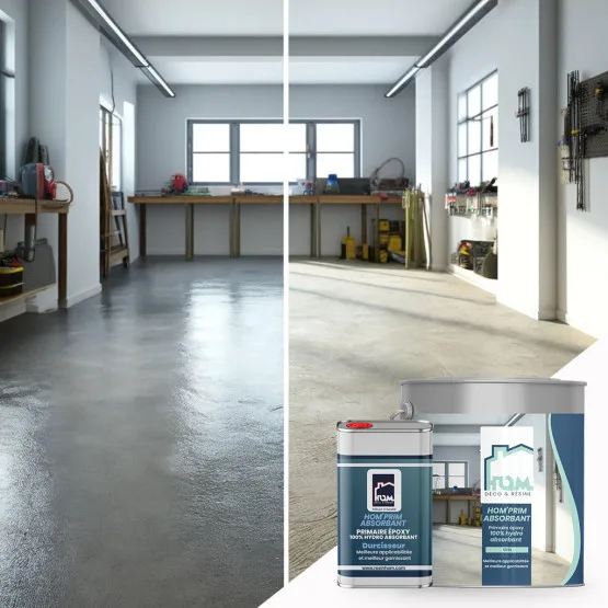 Primaire 100% epoxy hydro absorbant HOM'PRIM - usage et pose par Asena