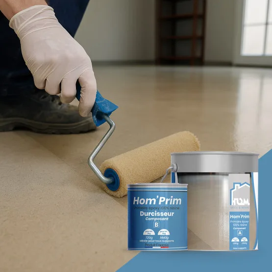 Primaire 100% epoxy surface tolérante HOM'PRIM - usage et pose par Asena