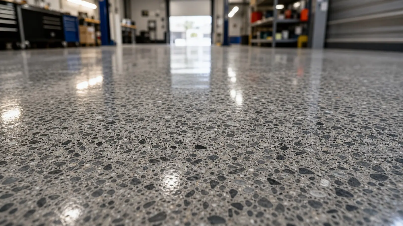 Sol de garage en béton quartzé fermé et anti-poussière dans la Vienne (86)