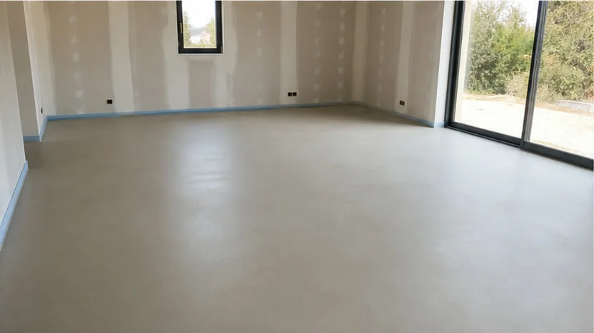 Préparation de plancher chauffant avant chape liquide à Poitiers