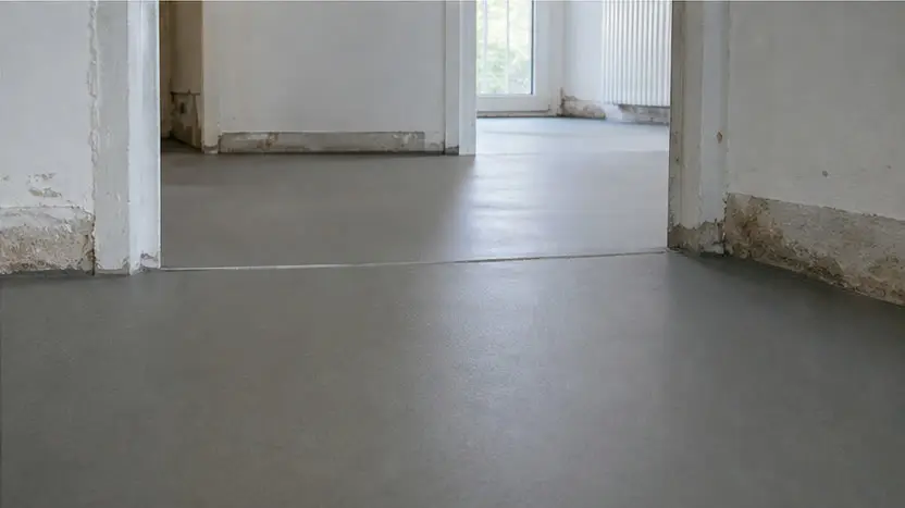 Ragréage fini entre plusieurs pièces pour Ragréage à Saint-Benoît