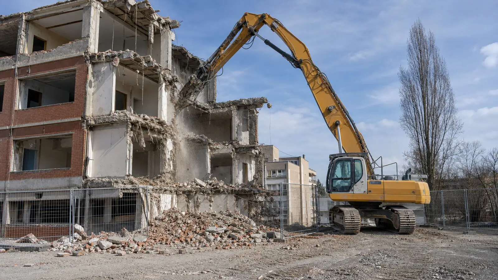 Démolition, Asena à Poitiers, Vienne et alentours